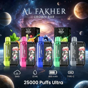 AL Fakher Crown Bar Ultra 25K Puffs - Eu vape wholesale