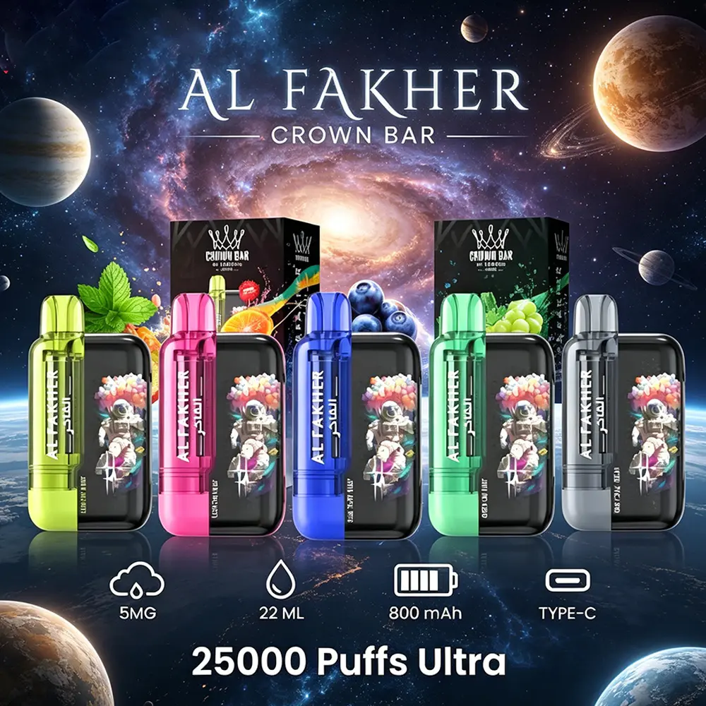 AL Fakher Crown Bar Ultra 25K Puffs - Eu vape wholesale