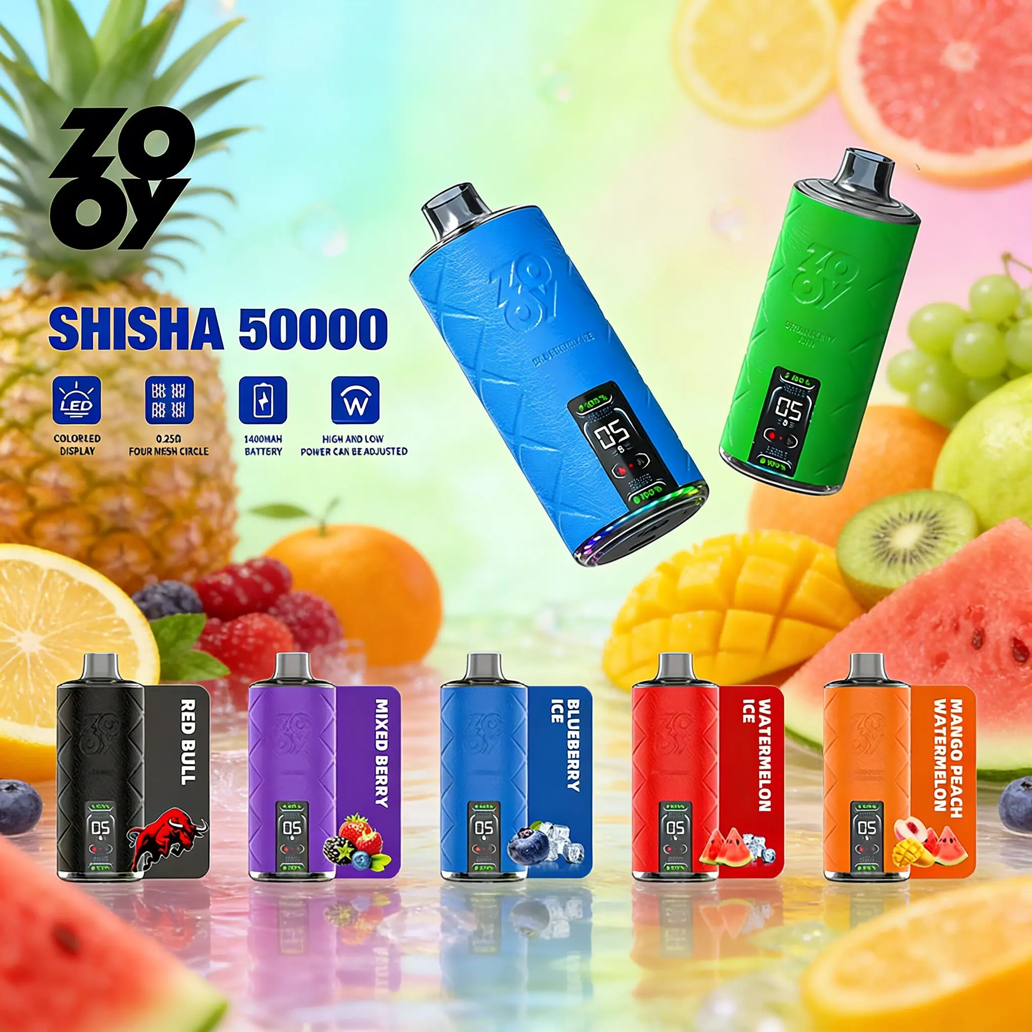 ZOOY Shisha 50000 Puffs - Eu vape wholesale