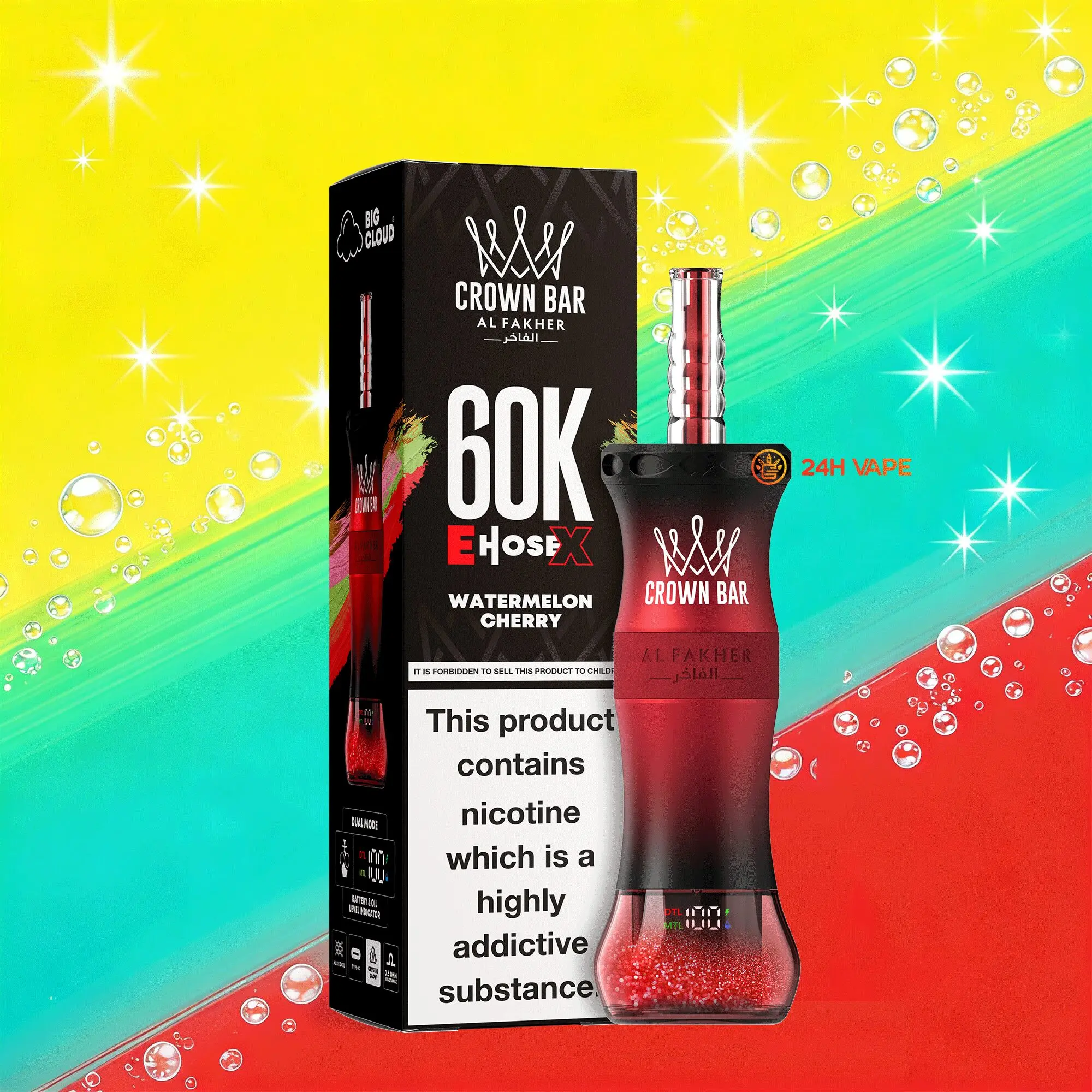 Al Fakher Crown Bar 60000 Puffs Vape - Image 3